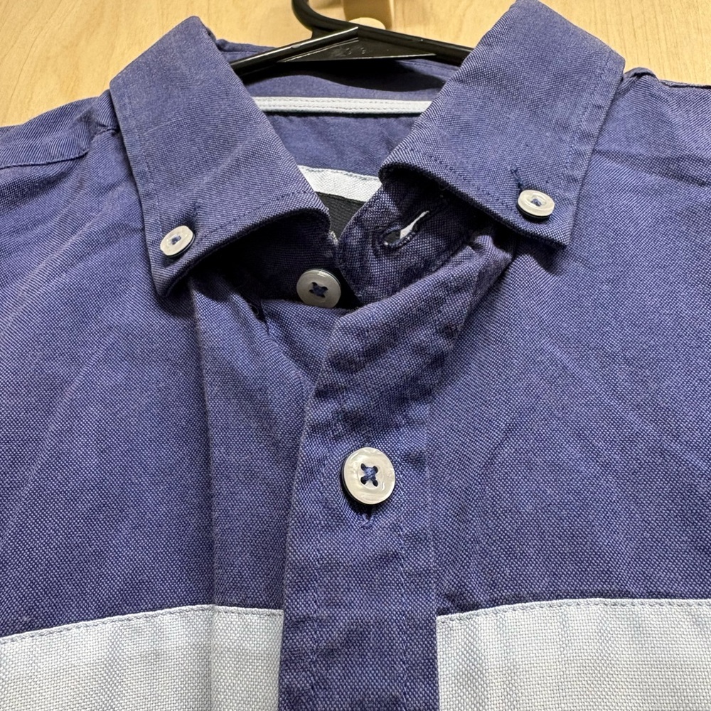 Trussardi Color-Block Button-Down (Size L) - Picture 2 of 10
